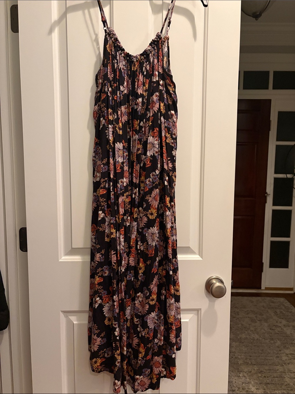 Maurice’s flowy sundress with studded accent at neck, excellent condition, M